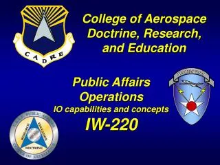 College of Aerospace Doctrine, Research, and Education