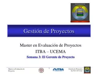 gesti n de proyectos