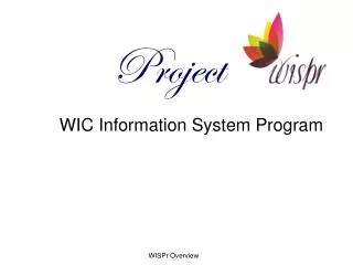 wic information system program