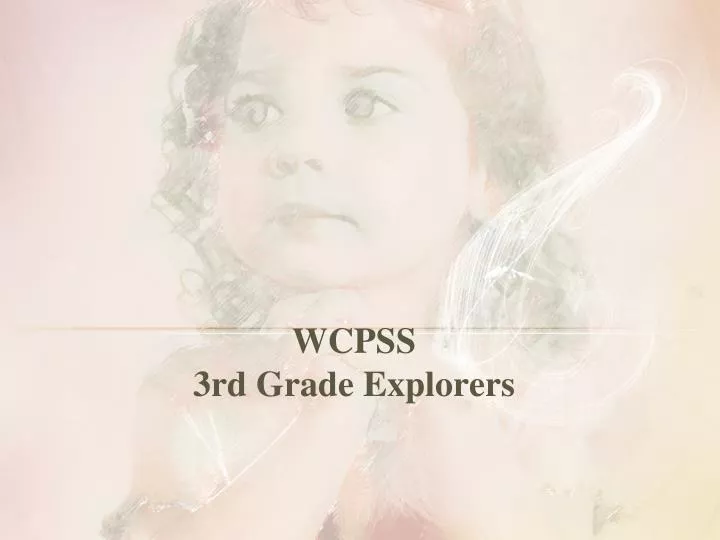 wcpss 3rd grade explorers