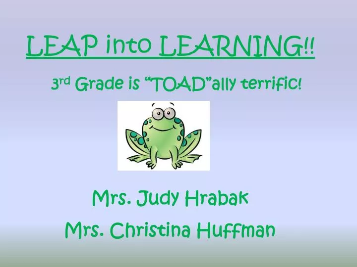 leap into learning