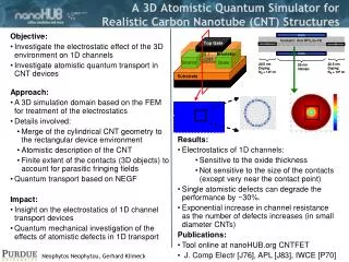 A 3D Atomistic Quantum Simulator for Realistic Carbon Nanotube (CNT) Structures