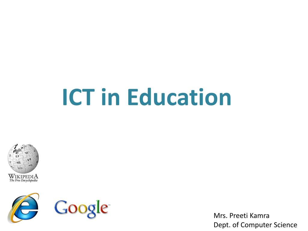 PPT - ICT in Education PowerPoint Presentation, free download - ID:5176609