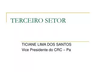 terceiro setor