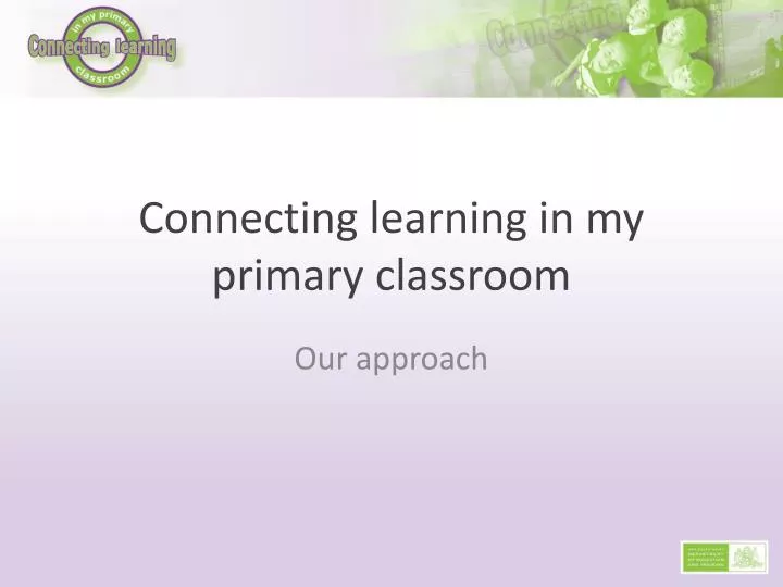 connecting learning in my primary classroom