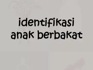 identifikasi anak berbakat