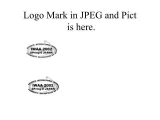 Logo Mark in JPEG and Pict is here.