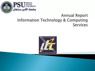 Annual Report Information Technology &amp; Computing Services