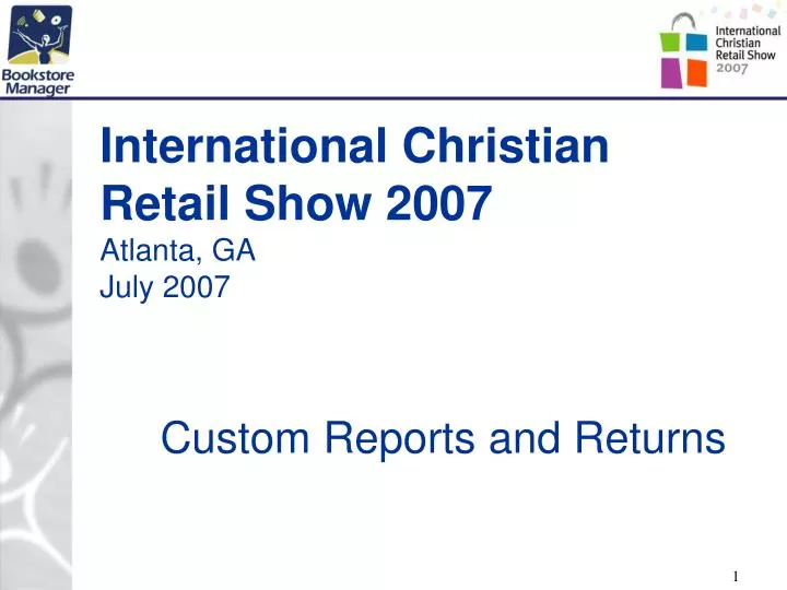 international christian retail show 2007 atlanta ga july 2007