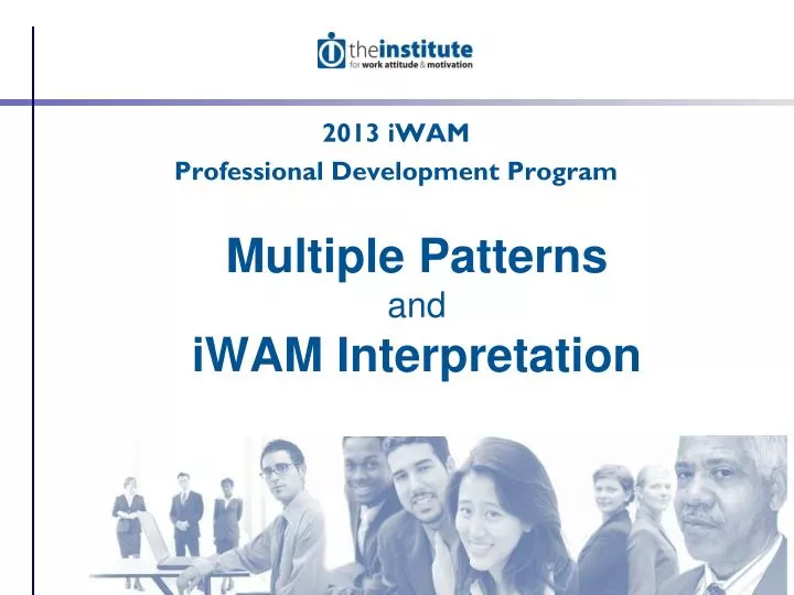 multiple patterns and iwam interpretation