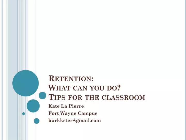 retention what can you do tips for the classroom
