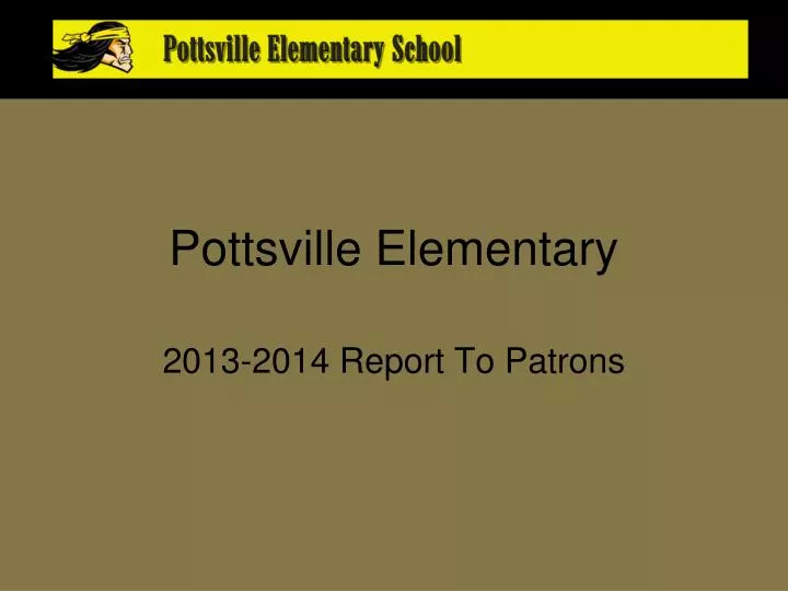 pottsville elementary