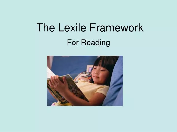 the lexile framework