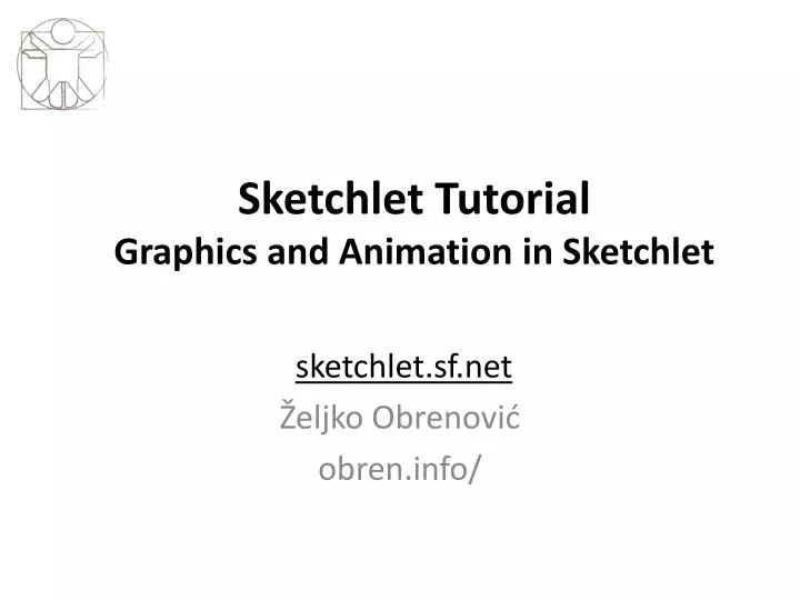 sketchlet tutorial graphics and animation in sketchlet