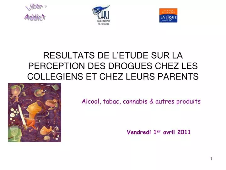 resultats de l etude sur la perception des drogues chez les collegiens et chez leurs parents