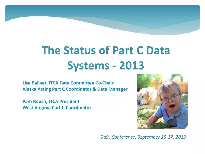 the status of part c data systems 2013