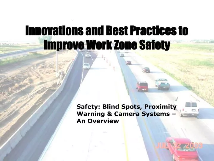 safety blind spots proximity warning camera systems an overview