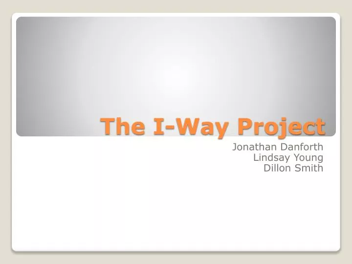 the i way project