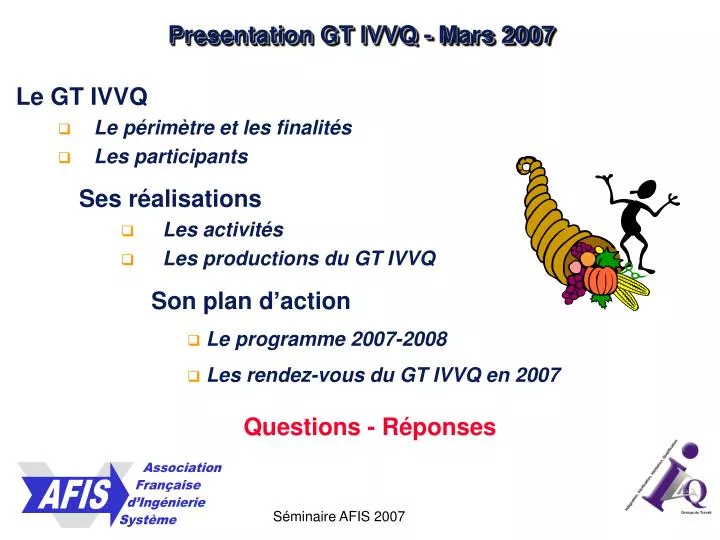 presentation gt ivvq mars 2007