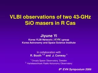 VLBI observations of two 43-GHz SiO masers in R Cas