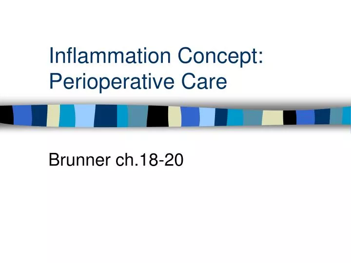 inflammation concept perioperative care