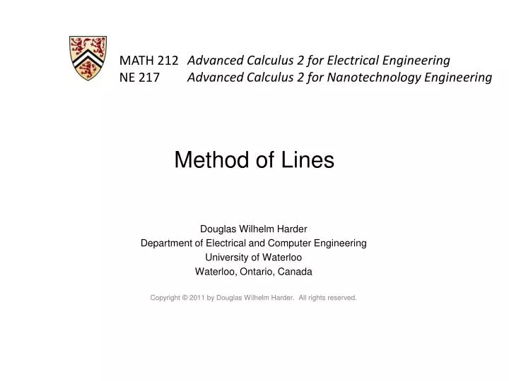 method of lines