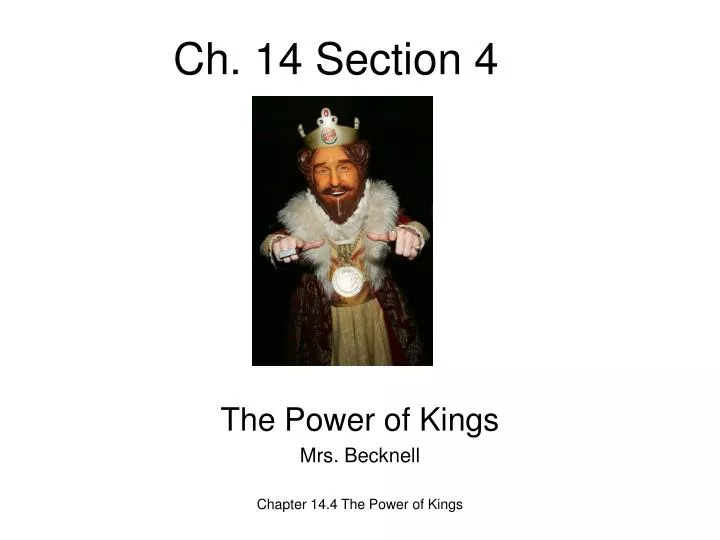 ch 14 section 4