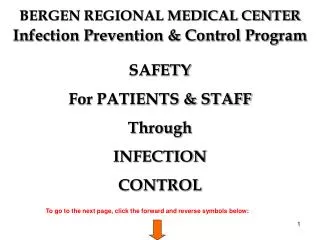 Infection Prevention &amp; Control Program