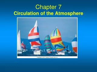 Chapter 7 Circulation of the Atmosphere