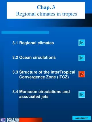 Chap. 3 Regional climates in tropics