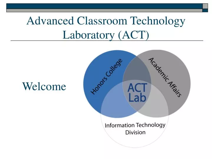 advanced classroom technology laboratory act