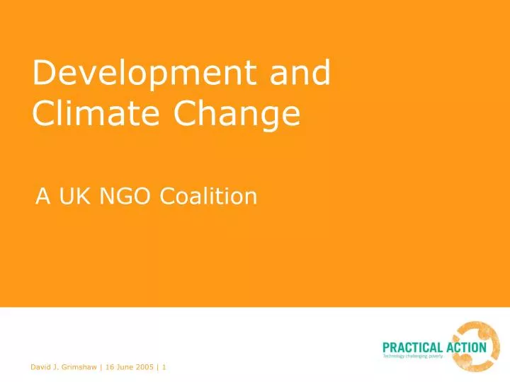 development and climate change