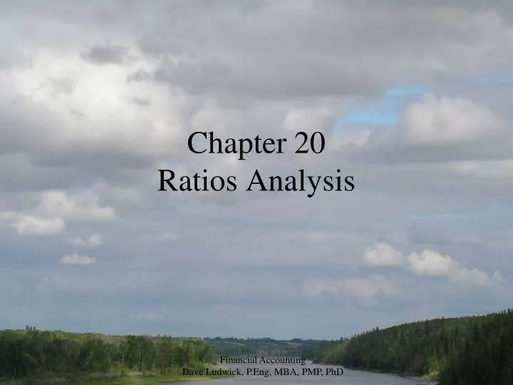 chapter 20 ratios analysis