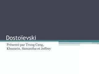 dosto evski