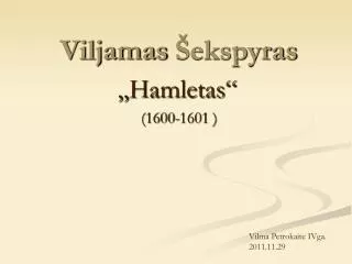 viljamas ekspyras