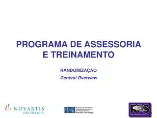 programa de assessoria e treinamento