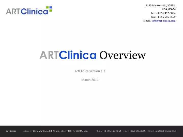 art clinica overview