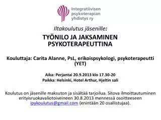 iltakoulutus j senille