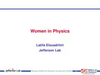 Women in Physics