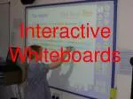Interactive Whiteboards - slide 1