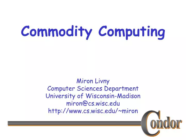 commodity computing
