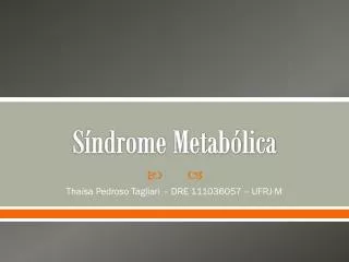 s ndrome metab lica