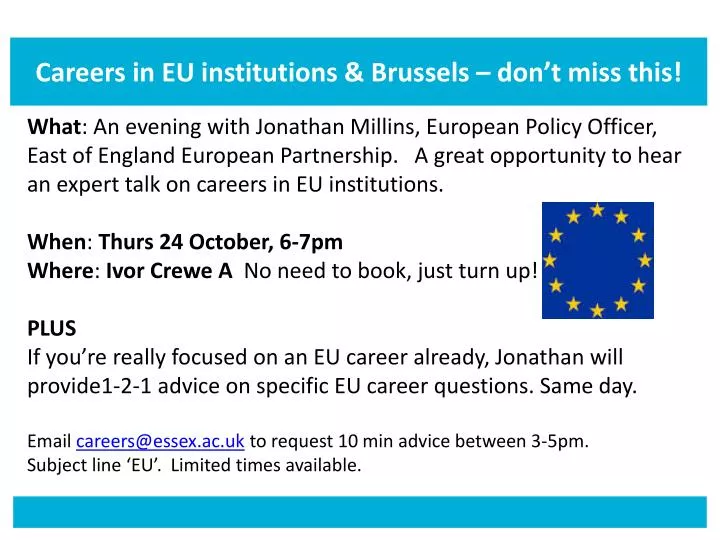 careers in eu institutions brussels don t miss this