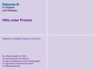 hilfe unter protest