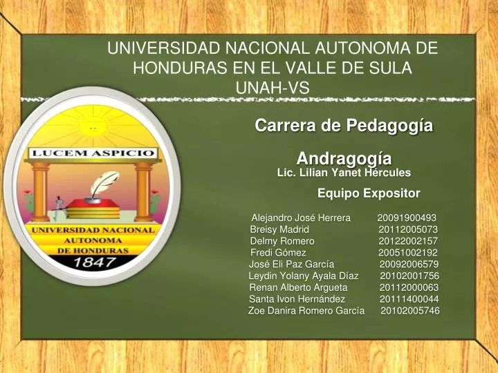 universidad nacional autonoma de honduras en el valle de sula unah vs