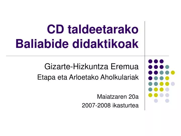 cd taldeetarako baliabide didaktikoak