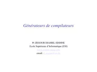 g n rateurs de compilateurs