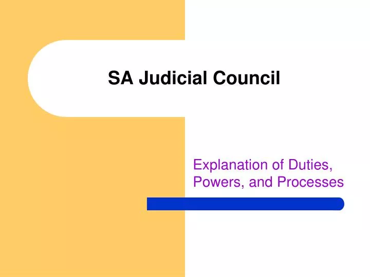 sa judicial council