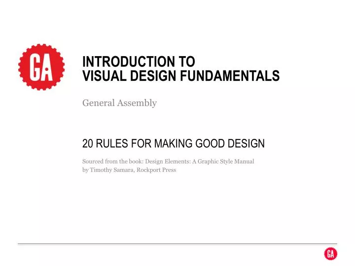 introduction to visual design fundamentals