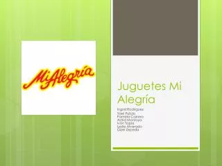 juguetes m i alegr a